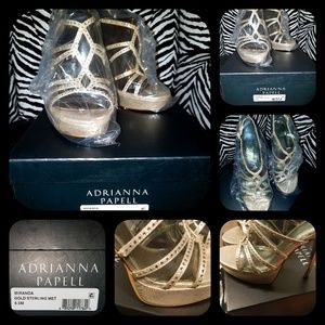 Adrianna Papell -Miranda Gold Sandal
